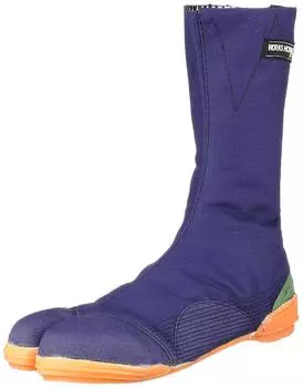 Jikatabi с запатентованным железным носком и сшитыми 8 кусками большой дымки 1000 см темно-синего цвета [Works Homme] мужские 26,5 тёмно-синий