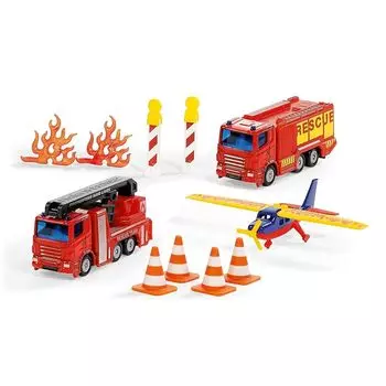 Jiku (SIKU) gift set fire engine From around 3 years old SK6330