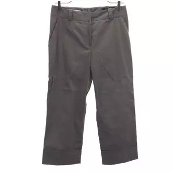 JIL SANDER made in Italy Cropped pants 36 Brown Women Used