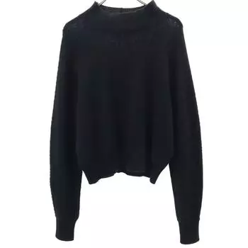 JIL SANDER made in Italy Long sleeve dolman sweater 42 black knit Women Used