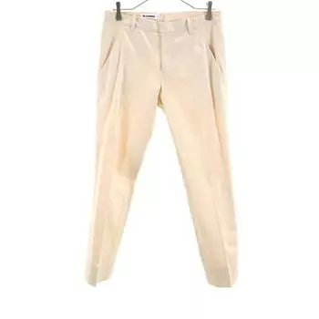 JIL SANDER made in Italy Stretch pants 34 Beige Women Used