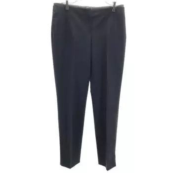 JIL SANDER Made in Italy Wool Blend Slacks pants 36 Navy Women Used