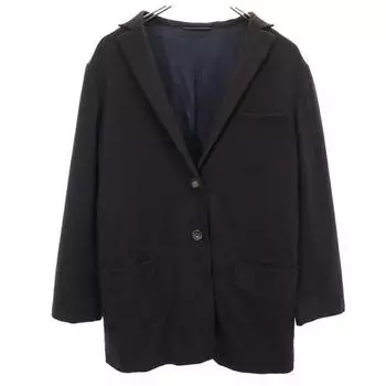 JIL SANDER wool blend tailored jacket 36 black Women Used