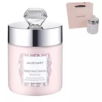 JILL STUART Deep Head Cleanse White Floral and Scalp 280 г В комплект входит подарочный набор для ухода за волосами [] (Мытье волос/Лечение волос)