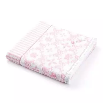 JILL STUART Hummingbird Bath Towel White Fully Cotton 60 x 120cm 58-1783350 Approx.