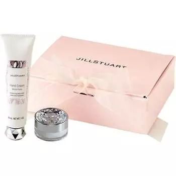 JILL STUART JILL STUART Lip Balm/Hand Cream Set Celebration Present Birthday Christmas (Gift Box Includes Carrying Bag) (J-53)