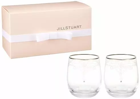 JILL STUART Пара стаканов 250 куб. см Набор из 2 стаканов Сделано в Японии GW4132-42182A