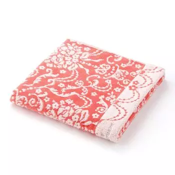 JILL STUART Perle Bouquet Bath Towel Pink Yarn Steam Shirring 60 x 120cm Non-twisted 58-1823350 Approx.