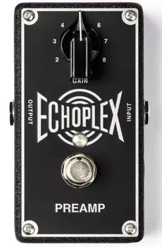 JIM DUNLOP Буферный предусилитель EP101 ECHOPLEX PREAMP чёрный