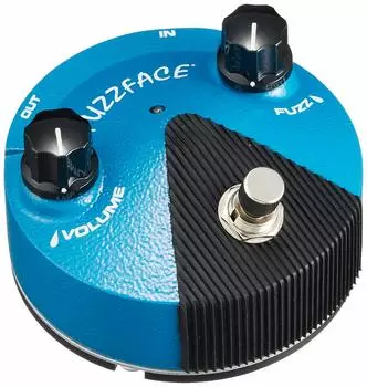 JIM DUNLOP FFM1 FUZZ FACE MINI BLU SILICON синий