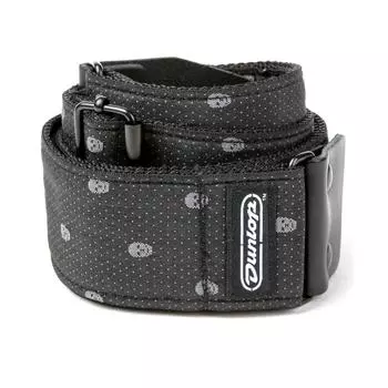 Jim Dunlop Jacquard Strap Gray Skull Jacquard Guitar Strap Gray Skull D67-07