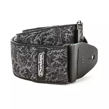 JIM DUNLOP Jim Dunlop Jacquard Strap Black Thistle Jacquard Guitar Strap Thistle D67-14