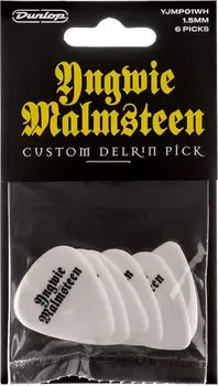 JIM DUNLOP Jim Dunlop YJMP01WH Yngwie Malmsteen Pick YNGWIE MALMSTEEN 6 pieces Players Pack White 1.5mm []