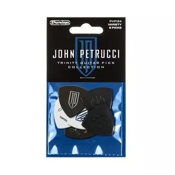 Jim Dunlop JOHN PETRUCCI TRINITY PICK Collection John Petrucci Trinity Pick Collection 6 pieces PVP124 PETRUCCI чёрный