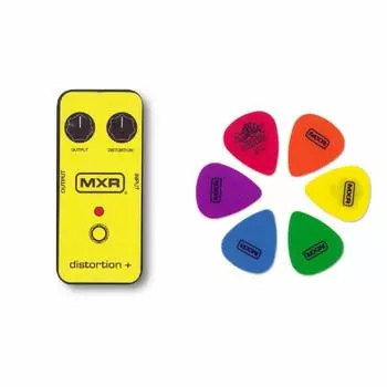 Jim Dunlop MXRPT01 Pick Чехол для медиатора Набор Желтый Distortion+ &