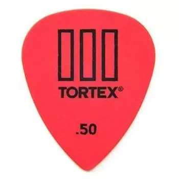 Jim Dunlop Tortex III STD набор из 36 медиаторов Tortex 3 стандартный медиатор Musent Custom Players Pick 0,50 мм и 462B050-RED-36P