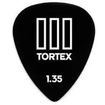 Jim Dunlop Tortex III STD набор из 36 медиаторов Tortex 3 стандартный медиатор Musent Custom Players Pick 1.35 мм и 462B135-BLK-36P
