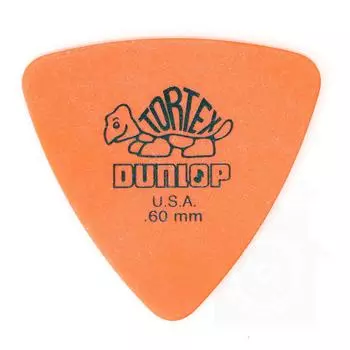 Jim Dunlop Totex Triangle Pick Set 12 Pieces Musent Custom Players Pick Set & +1 431B.60-ORG-12P оранжевый