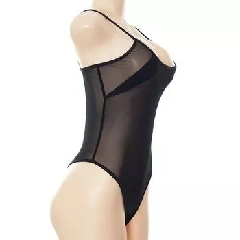 Jimiko женское черное сексуальное боди из тюля прозрачное нижнее белье эротическое порно комбинезон фетиш 18+ комбинезон babydoll новинка 2023 года One Size