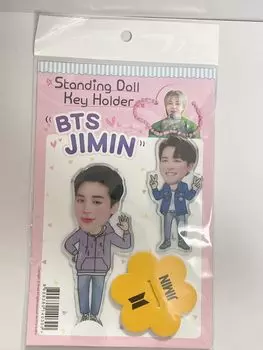 Jimin Goods Акриловая подставка для стоячей куклы (ЧИМИН 1) [Элемент]