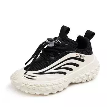 JIMITU Children Sneakers Breathable Mesh Kids Girls And Boys Casual Shoes Rubber Sole Summer Autumn Toddlers Tennis 3-6y 26(insole16.5cm)