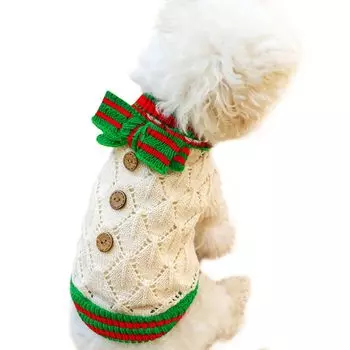 Jimjis Dog Dog Small Cat Knit Dog Pet Cold Walking Commemorative Going Prevents Hair Loss Clothes, Autumn/Winter, Clothes, Dogs, Clothes, Sweater,