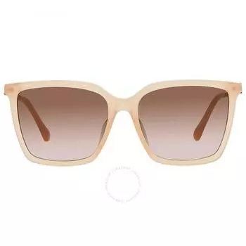 Jimmy Choo Brown Square Ladies Sunglasses TOTTA G S 0FWM HA 56 17 145