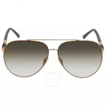 Jimmy Choo Grey Gold Pilot Ladies Sunglasses GRAY S 0RHL FQ 63