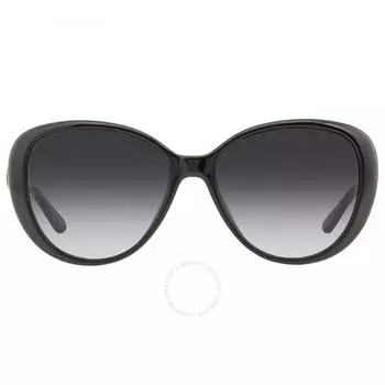 Jimmy Choo Grey Gradient Butterfly Ladies Sunglasses AMIRA G S 0807 9O 57