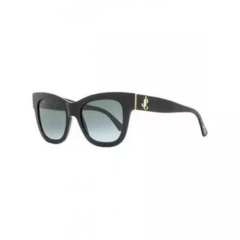 Jimmy Choo Women s Square Sunglasses Jan/S DXF9O Black/Gold/Glitter 52mm