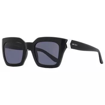 Jimmy Choo Женские прямоугольные солнцезащитные очки Maika 807IR Черные 50 мм 807ir