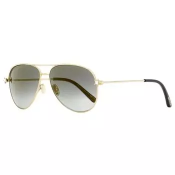 Jimmy Choo Женские солнцезащитные очки-авиаторы Sansa S J5GFQ Золотые Черные 58 мм j5gfq