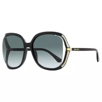 Jimmy Choo Женские солнцезащитные очки-бабочки Tilda G 8079O Черные 60 мм 8079o