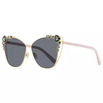 Jimmy Choo Женские солнцезащитные очки к 25-летию Kyla DDBIR Золотые медные 61 мм ddbir