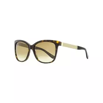 Jimmy Choo Женские солнцезащитные очки с блестками Cora S FA5JD Havana Gold 56 мм fa5jd