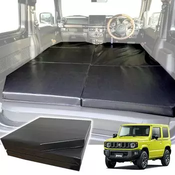 Jimny эксклюзивный дизайн автомобильный спальный коврик кемпинговый складной плоский матрас черный автомобильный спальный коврик высокая прочность складной Sierra JB64 JB74 продается как один чёрный