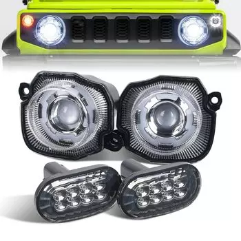 Jimny JB64 Jimny Sierra JB74 Светодиодный комплект передней решетки и боковых указателей поворота, указатель поворота, дневной ходовой свет, защита от гипервспышки, специально разработан для каждой модели