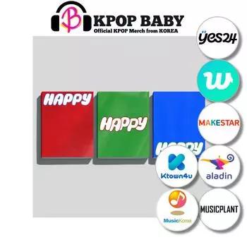 JIN (БТС) [HAPPY] 1-й полноценный альбом (POB) BHE0496 NO POB (Random)