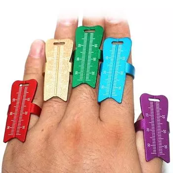 JIN GT 1 шт. стоматологический инструмент из алюминиевого сплава красочная стоматологическая кольцевая линейка инструмент для измерения корневых каналов для эндодонтических стоматологических инструментов 1pcs stainless steel