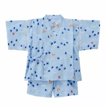 Jinbei Suit Boys Baby 120cm Blue [MIKI HOUSE] 12-7503-268 синий
