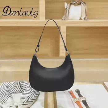 Jindi 2024 Осень Женская Универсальная Кожаная Сумка Через Плечо Moon