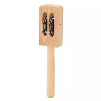Jingle Stick Деревянный Мини Размер Экологичный Ручной Звонкий Колокольчик Для Детей Координация