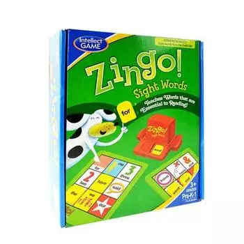 Jingo SIGHT WORDS Sight Word Jingo Настольная игра Изучение английского языка Игра в бинго Настольная игра в бинго B246, популярная корейская игра