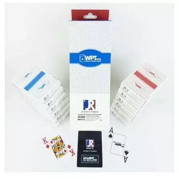 Jingood набор из 12 карт Техасский Холдем WPT Game Официальная карта Trump Poker Пластик ПВХ Большие буквы, популярная корейская игра