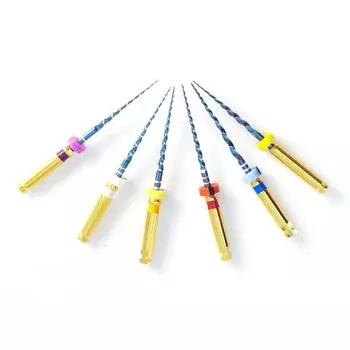 JINGT 30 палочек Стоматологический гибкий термоактивируемый файл корневых каналов NiTi файл корневых каналов с использованием ротационного файла SX-F3 Материал военного класса A 5 Sets of 21mm mixed