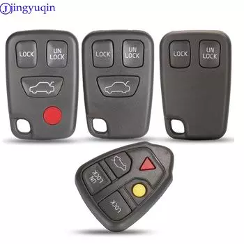 jingyuqin 2/3/4 B Remote FOB Car Key Shell Uncut Blade Key Case Replacement Auto Key Cover For VOLVO S70 V70 C70 S40 V40 98-05 сказочные