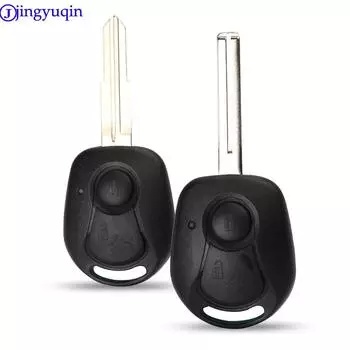 jingyuqin 2 кнопки снять чехол для ключа Shell Fob стиль для SSANGYONG ACTYON KYRON REXTON Uncut Blade Key Fob Cover
