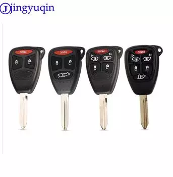 jingyuqin 3/4/5 B чехол для дистанционного ключа автомобиля для Chrysler 300 Aspen для Dodge Dakota Durango для Jeep Grand Cherokee Commander румянец