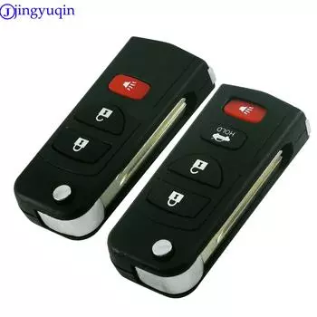 jingyuqin 3/4 кнопки откидной брелок дистанционного складного ключа автомобиля чехол чехол для Nissan Infiniti автомобильный ключ защитный чехол