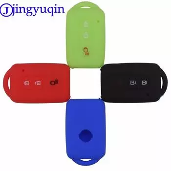 jingyuqin 3 кнопки дистанционного автомобильного ключа силиконовый чехол FOB защитный чехол для Nissan Duke MICRA QASHQAI JUKE X-Trail NAVARA чёрный